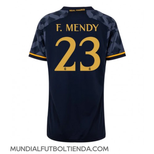 Camiseta Real Madrid Ferland Mendy #23 Segunda Equipación Replica 2023-24 para mujer mangas cortas